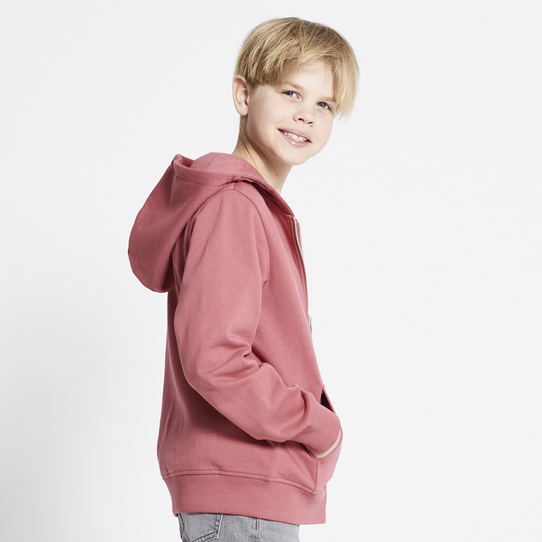 Zip hoodie "Tom star" Dusty red